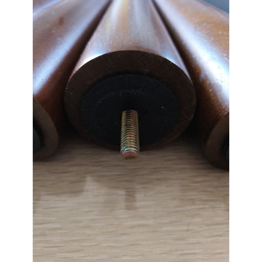 Set of 4 Furniture Legs (Typically for Couch) 8 in Tall Mid Century Modern Style - Picture 4 of 4